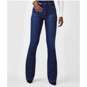 SPANX High Rise Midnight Shade Shaping Flare Jeans